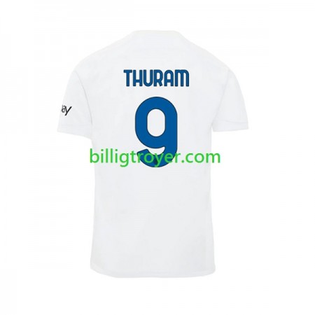 Billige Fotballdrakter Inter Milan Marcus Thuram 9 Bortedraktsett 2023/24 Kortermet